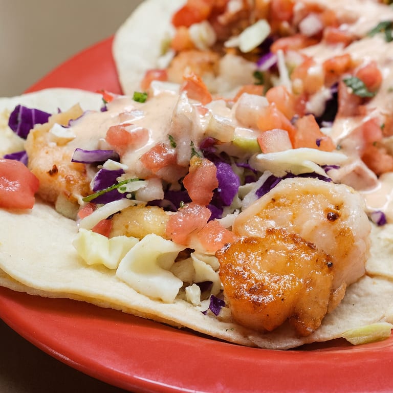 Shrimp Tacos and Burritos